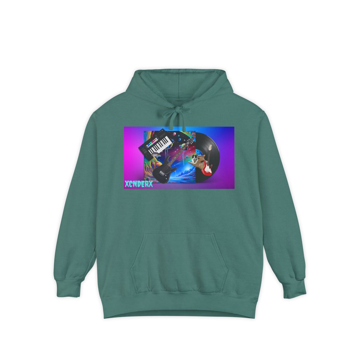 Technofrologic Unisex Hoodie(Retro) with Colorful Artwork (Limited Edition Until June 2025)