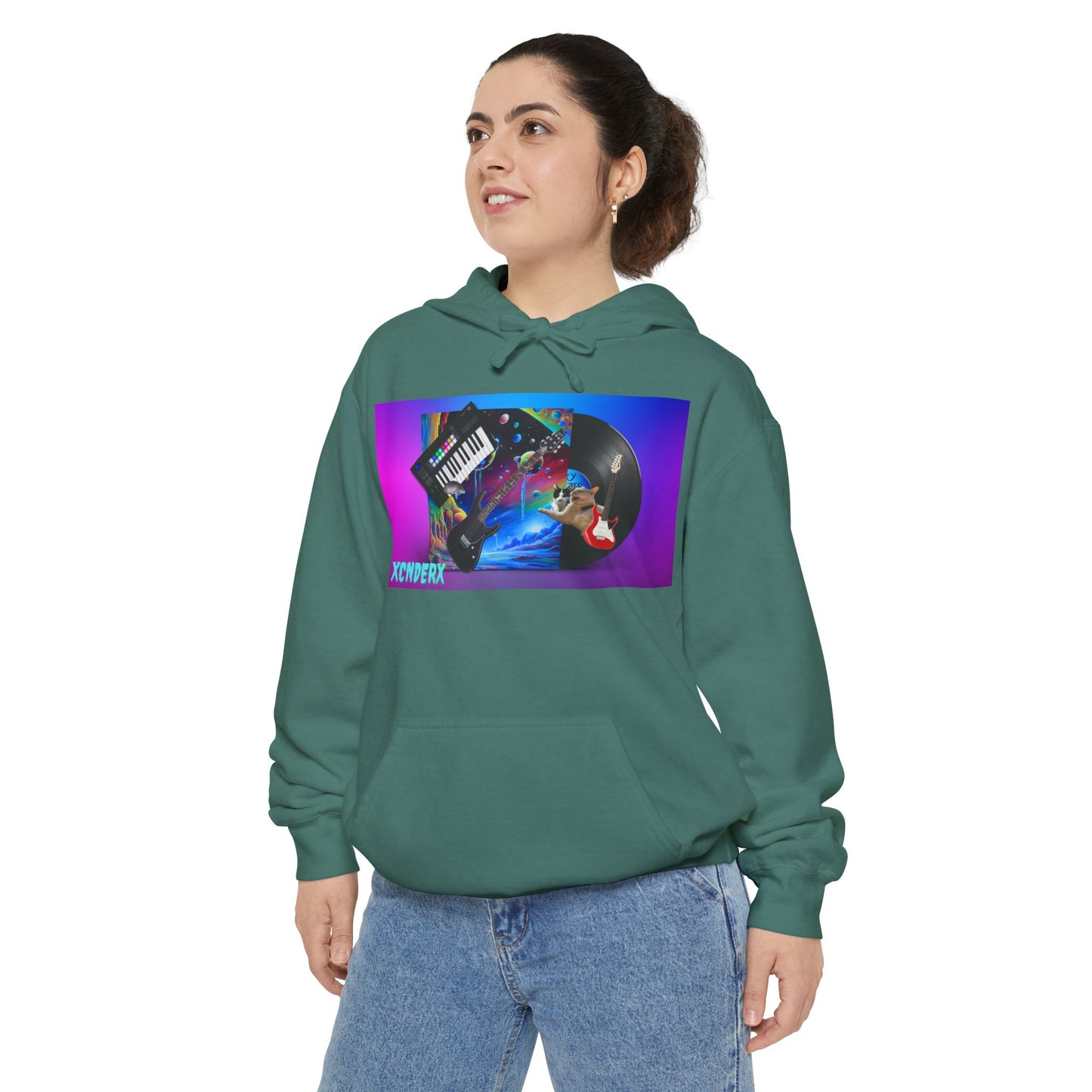 Technofrologic Unisex Hoodie(Retro) with Colorful Artwork (Limited Edition Until June 2025)