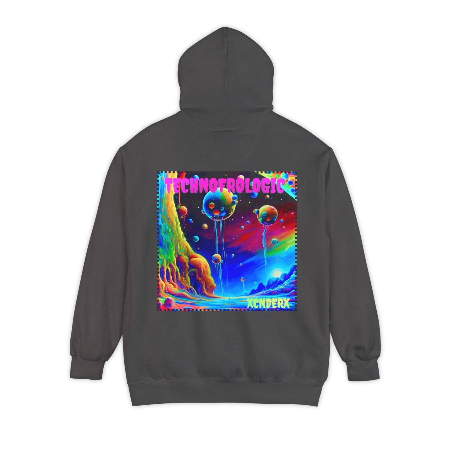 Technofrologic Unisex Hoodie(Retro) with Colorful Artwork (Limited Edition Until June 2025)