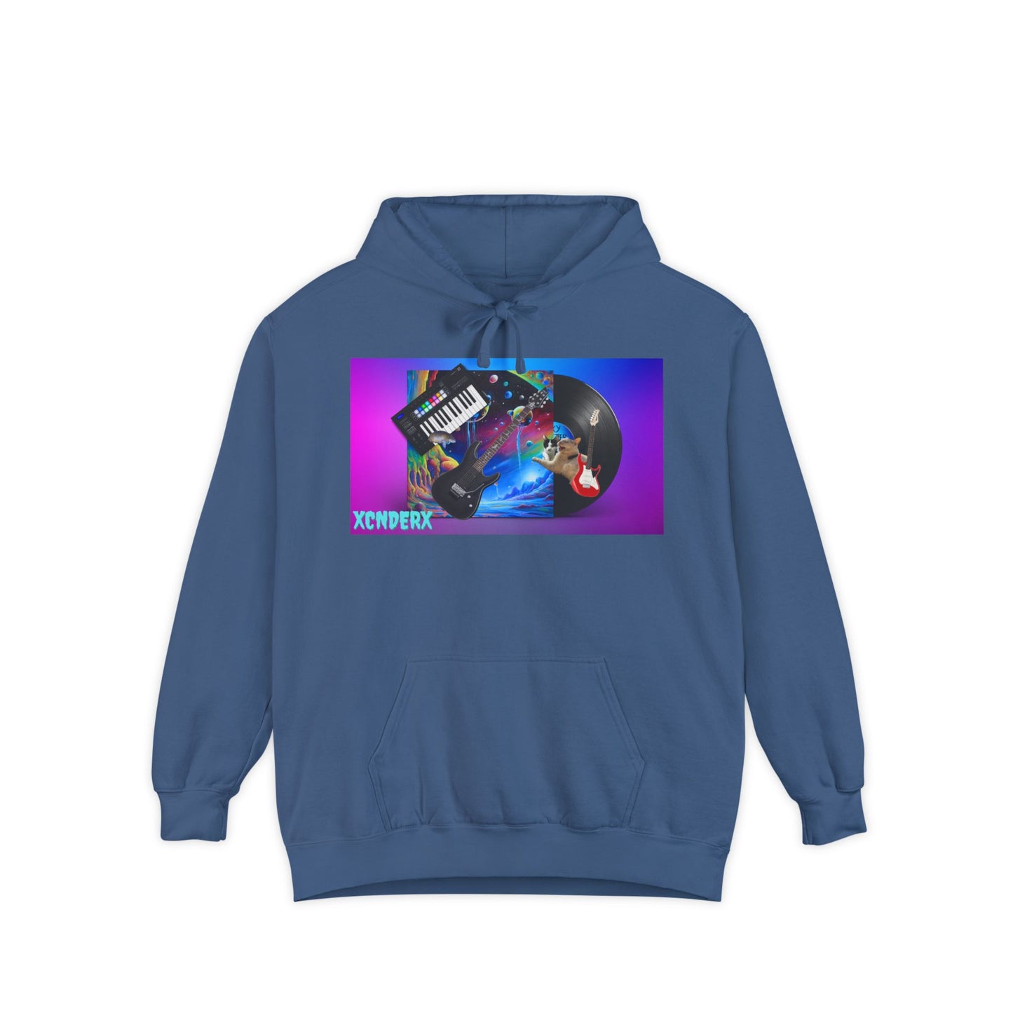 Technofrologic Unisex Hoodie(Retro) with Colorful Artwork (Limited Edition Until June 2025)