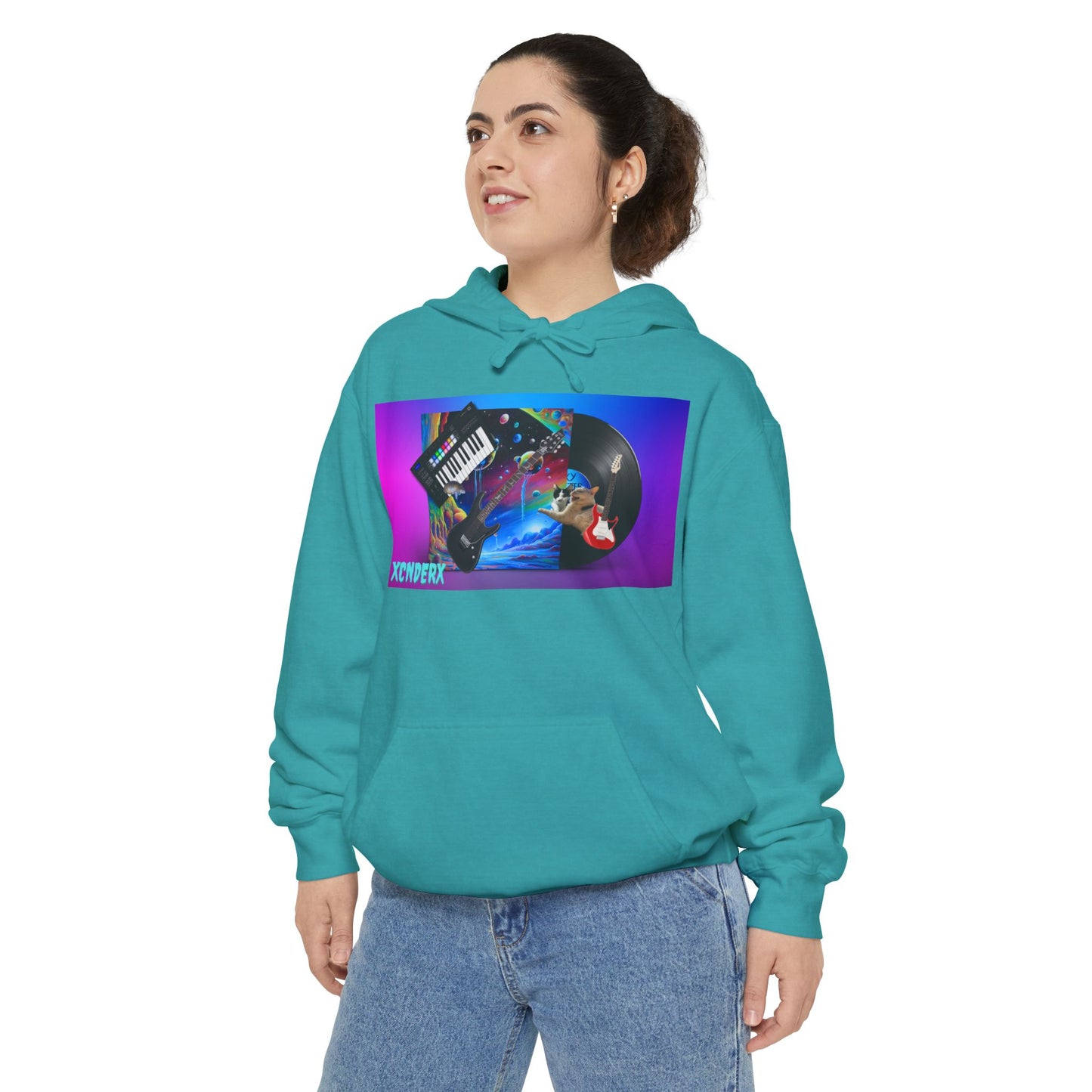 Technofrologic Unisex Hoodie(Retro) with Colorful Artwork (Limited Edition Until June 2025)