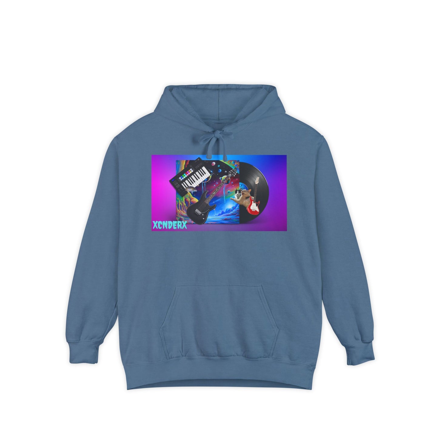 Technofrologic Unisex Hoodie(Retro) with Colorful Artwork (Limited Edition Until June 2025)