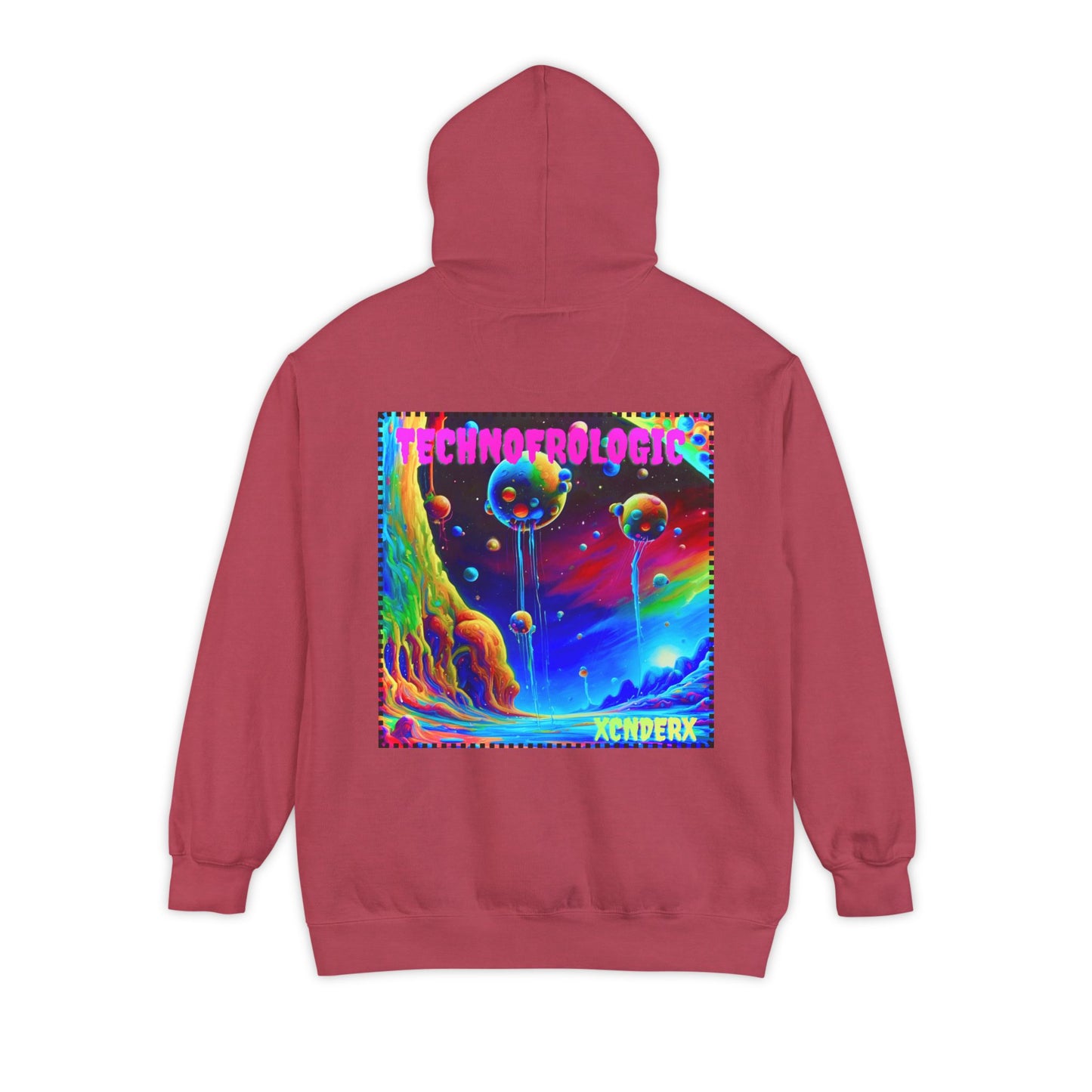Technofrologic Unisex Hoodie(Retro) with Colorful Artwork (Limited Edition Until June 2025)