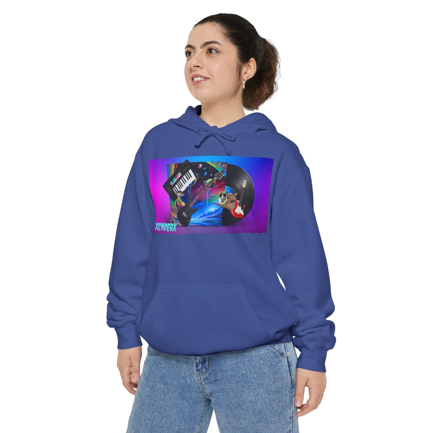 Technofrologic Unisex Hoodie(Retro) with Colorful Artwork (Limited Edition Until June 2025)